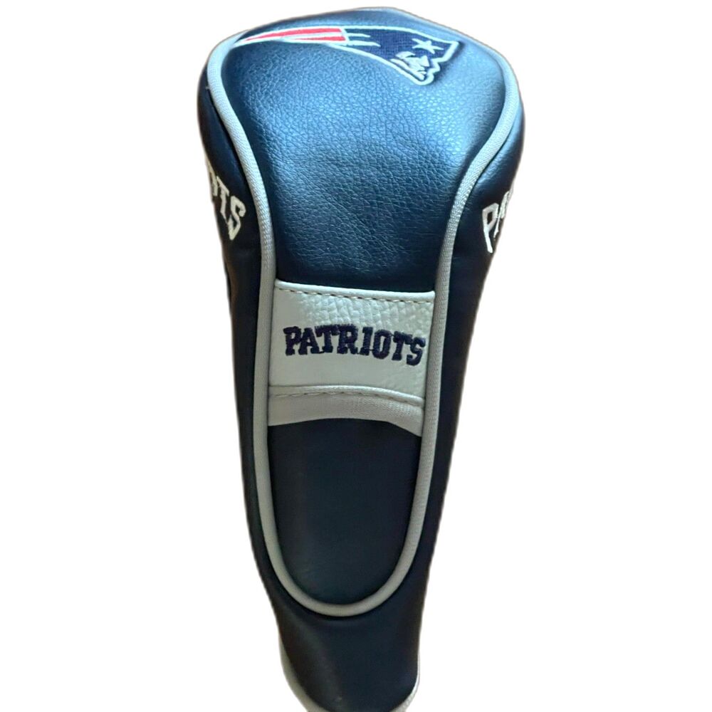 New England Patriots Hybrid Golf Head Cover NFL Navy Blue Football